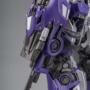 Gros plan sur le bras armé de Shockwave